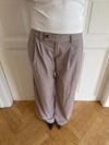 Camilla oversized suit pants - Beige