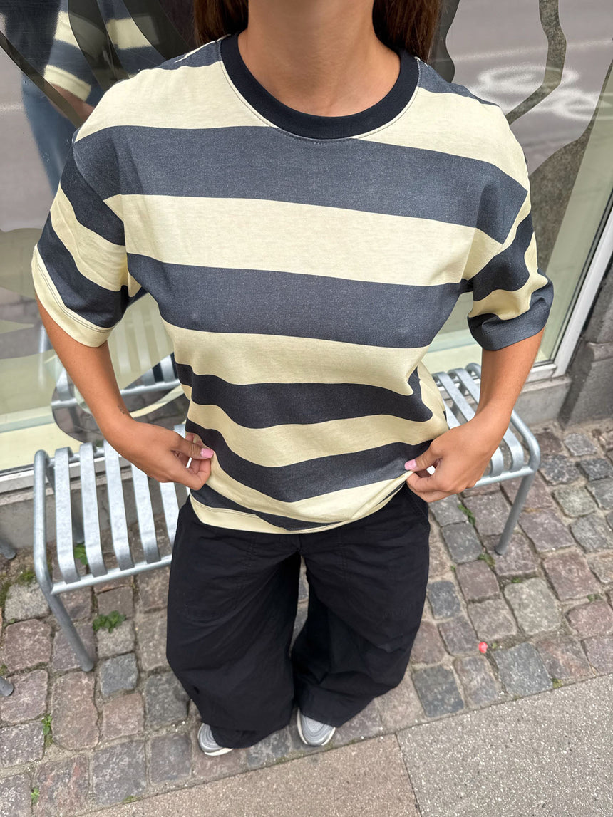 Zinnia oversized t-shirt - Yellow/grey