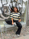 Zinnia oversized t-shirt - Yellow/grey