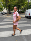 Ellen polo mini dress - Pink