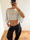 Scandivv poncho with glitter – Silver