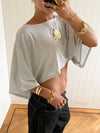 Scandivv poncho with glitter – Silver