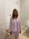 Carol pyjamas set with lace - Pink