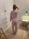 Carol pyjamas set with lace - Pink