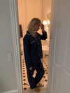 Pinja pyjamas set - Navy/White