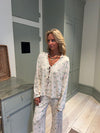 Linnea pyjamas blouse with bows - Off white