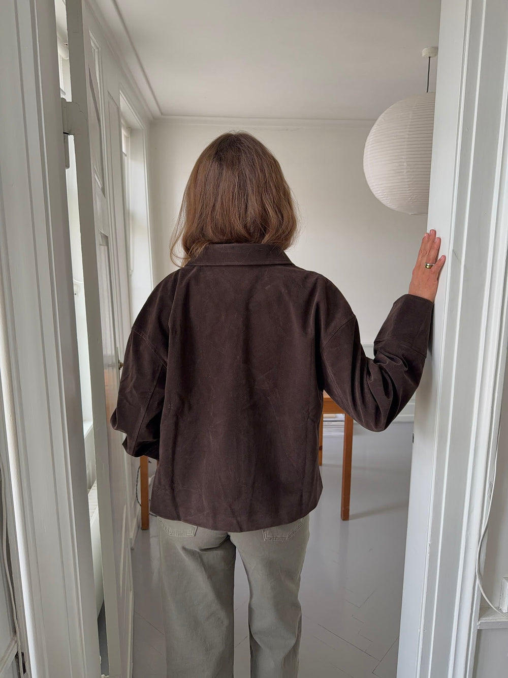 Dalila suede jacket - Brown