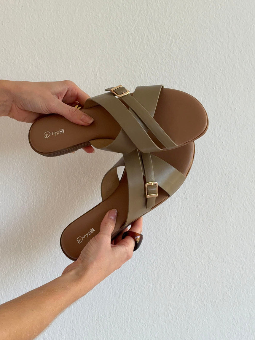 Kalinia sandals – Green