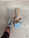 Joule heeled sandals - Pastel blue