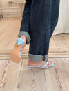 Joule heeled sandals - Pastel blue