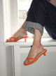 Joule heeled sandals - Orange