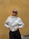 Scandivv jacket with checkers - White