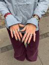 Selva bracelet - Gold/purple