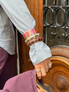 Selva bracelet - Gold/purple