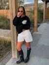 Filine shorts - White denim
