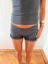 Scandivv shorts with ruffles - Grey