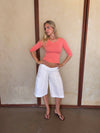 Darly cargo shorts - White