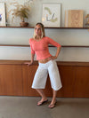 Darly cargo shorts - White