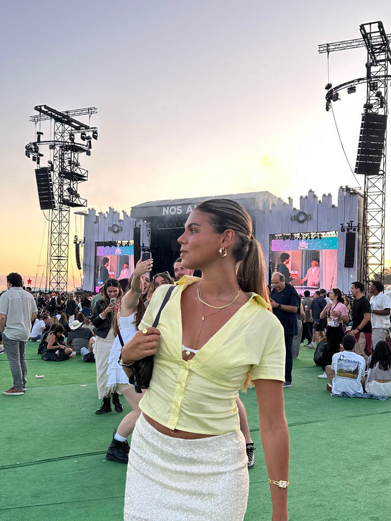 Kartia fitted shirt - Yellow