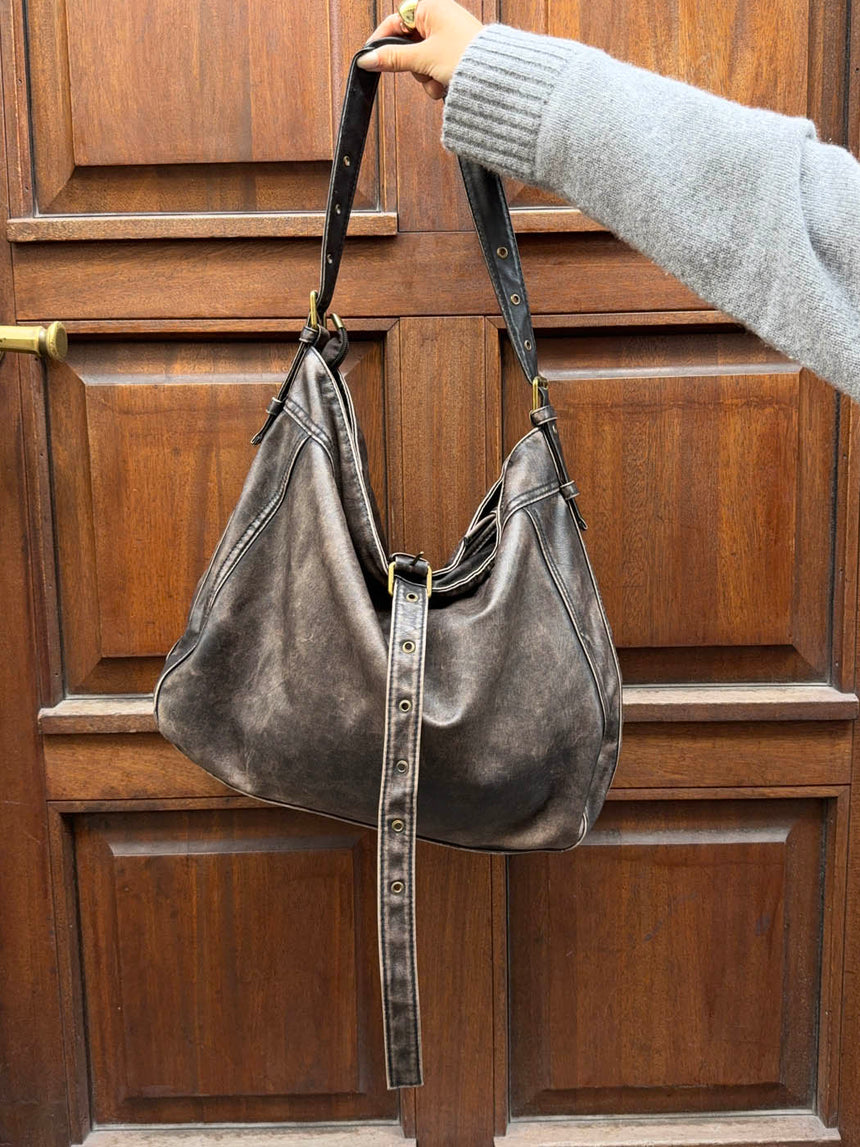 Tyra shoulder bag - Brown