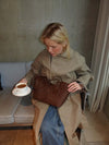 Janice woven shoulderbag - Brown