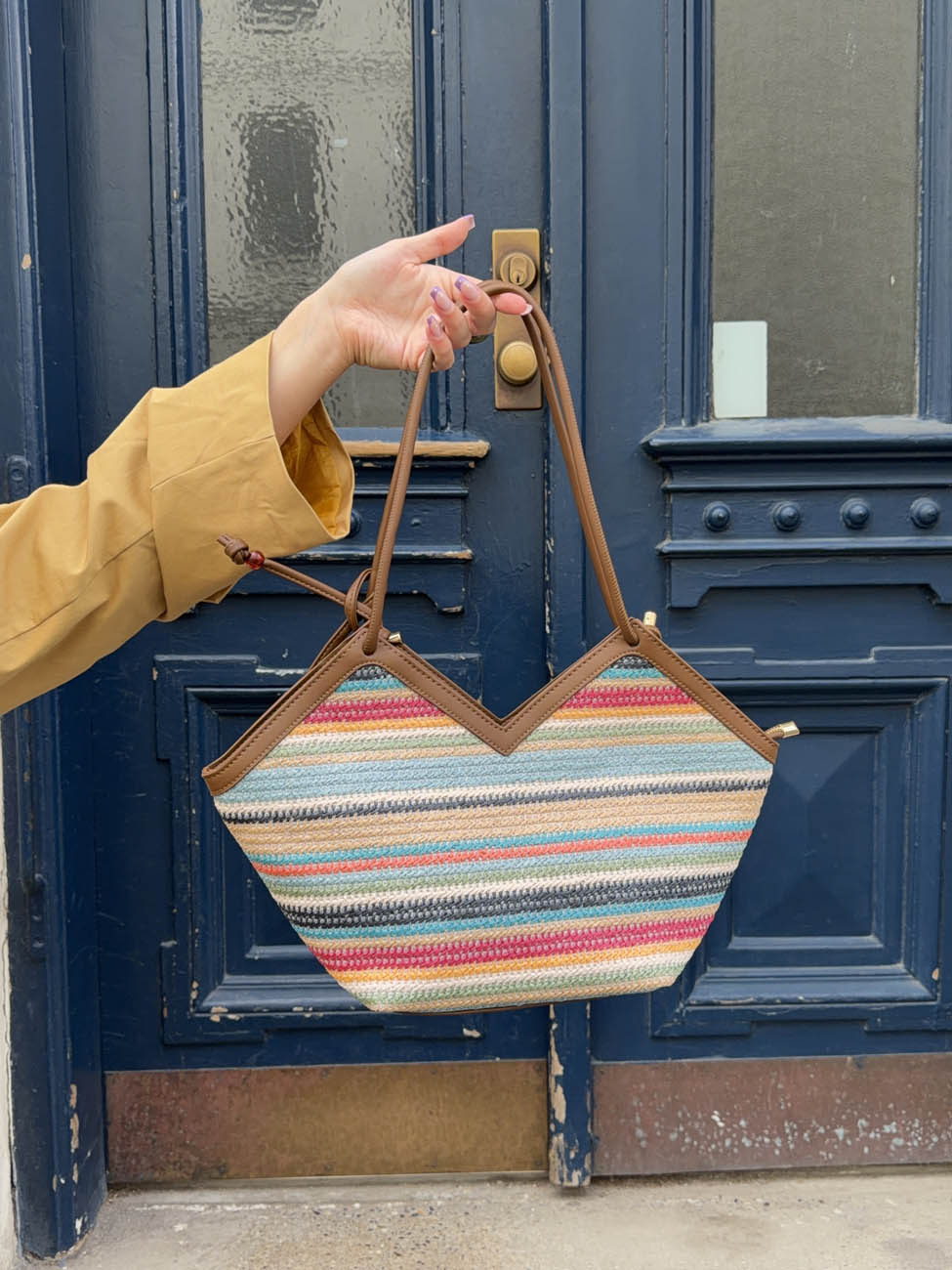 Lima woven shoulder bag - Multicolored