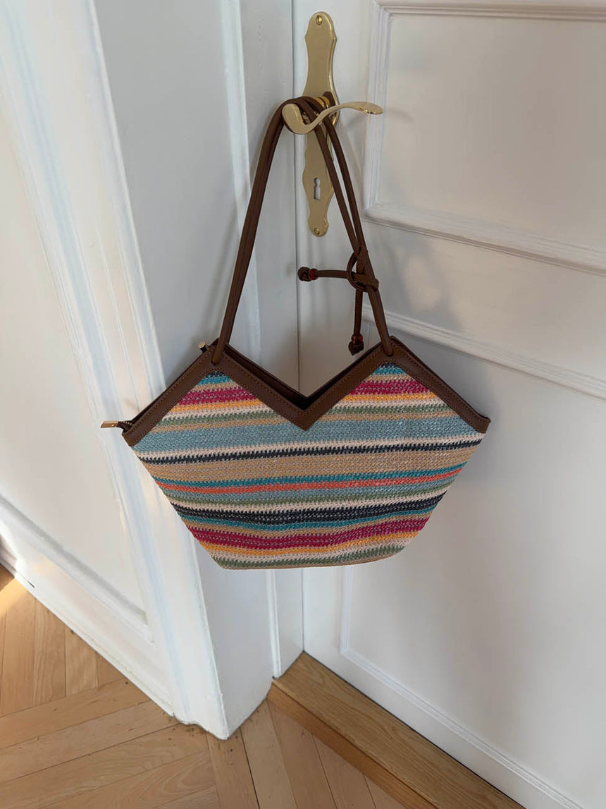 Lima woven shoulder bag - Multicolored
