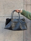 Milu woven handbag - Black