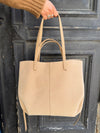 Bergen suede shoulder bag - Beige
