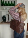 Kaia shoulder bag - Brown