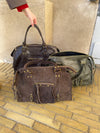 Manhattan suede bag - Brown