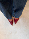 Ydun slingback heels with details - Red