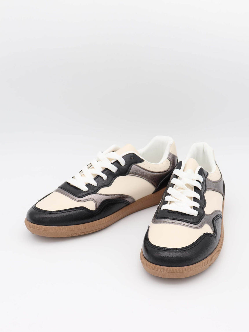 Apia sneakers with pattern - Black/white/grey