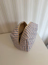 Honey large toiletry bag – Light blue stripes