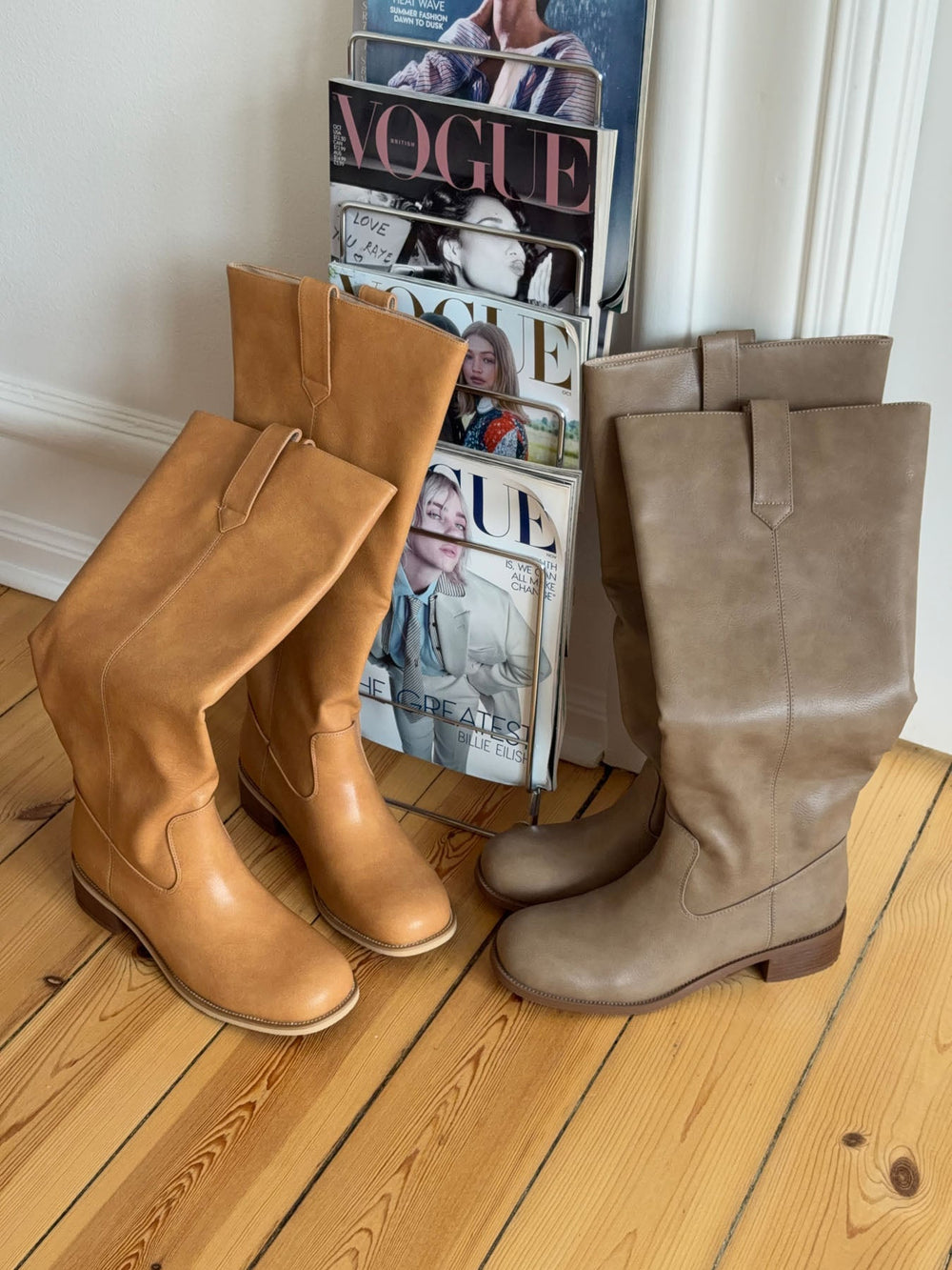Justina tall boots - Camel