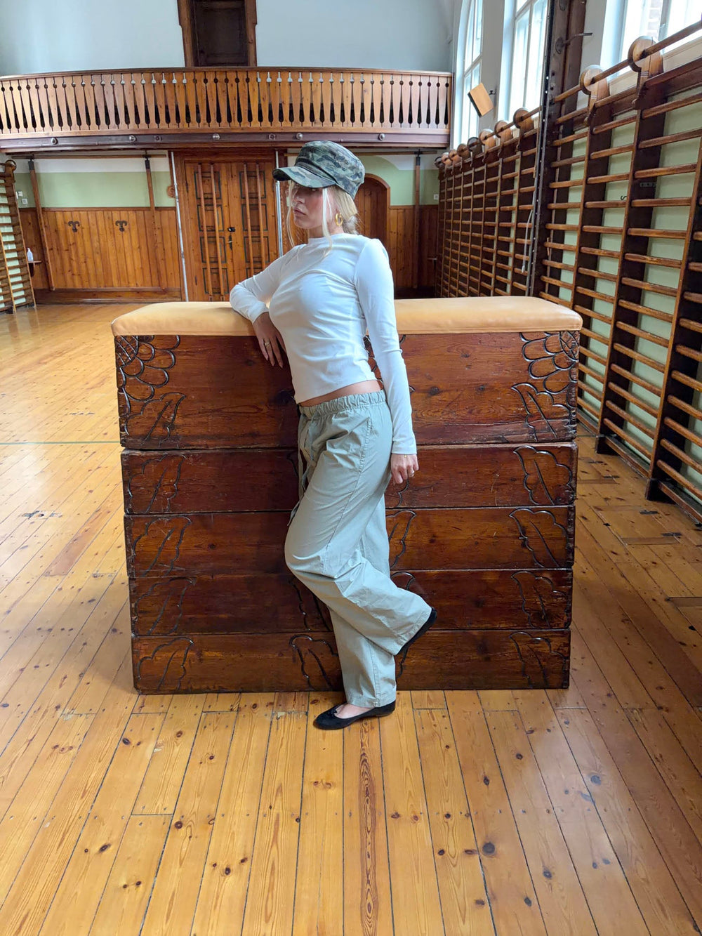 Thora straight pants - Green