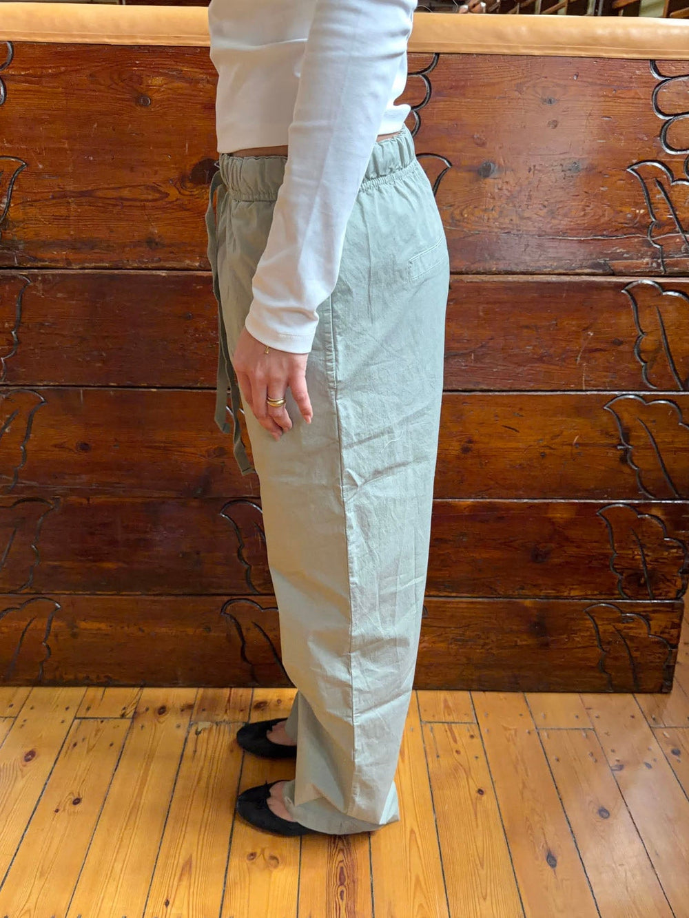 Thora straight pants - Green