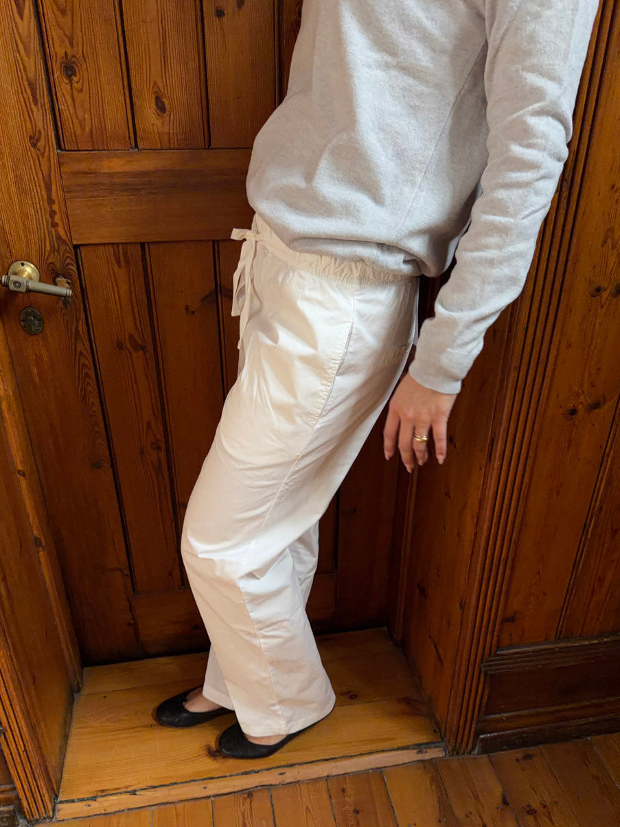 Thora straight pants - off white
