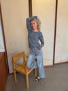 Josa striped knit -  Blue/brown