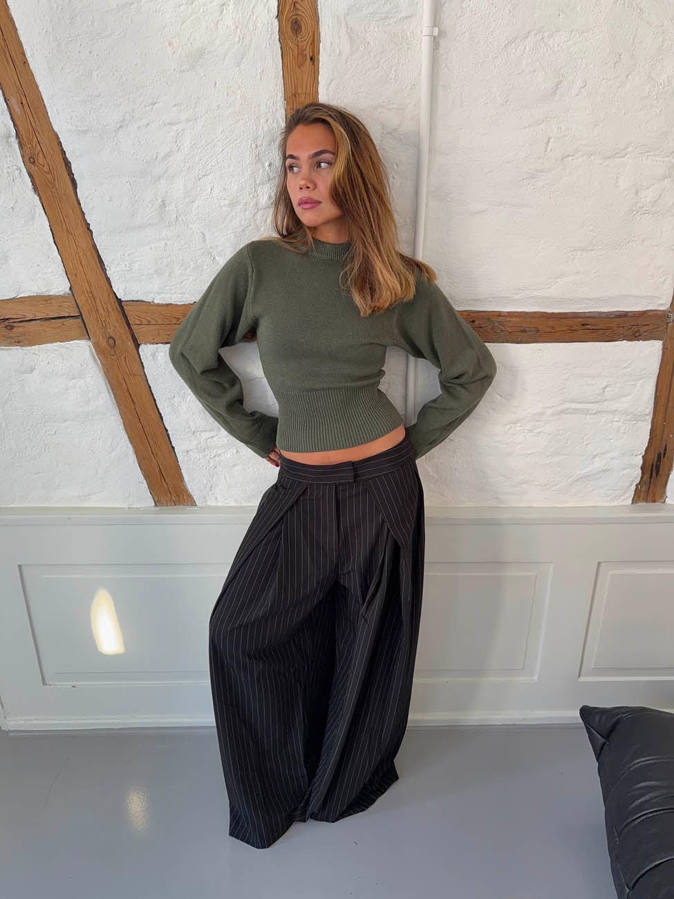 Lior waist fitted knit - Green