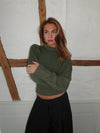 Lior waist fitted knit - Green