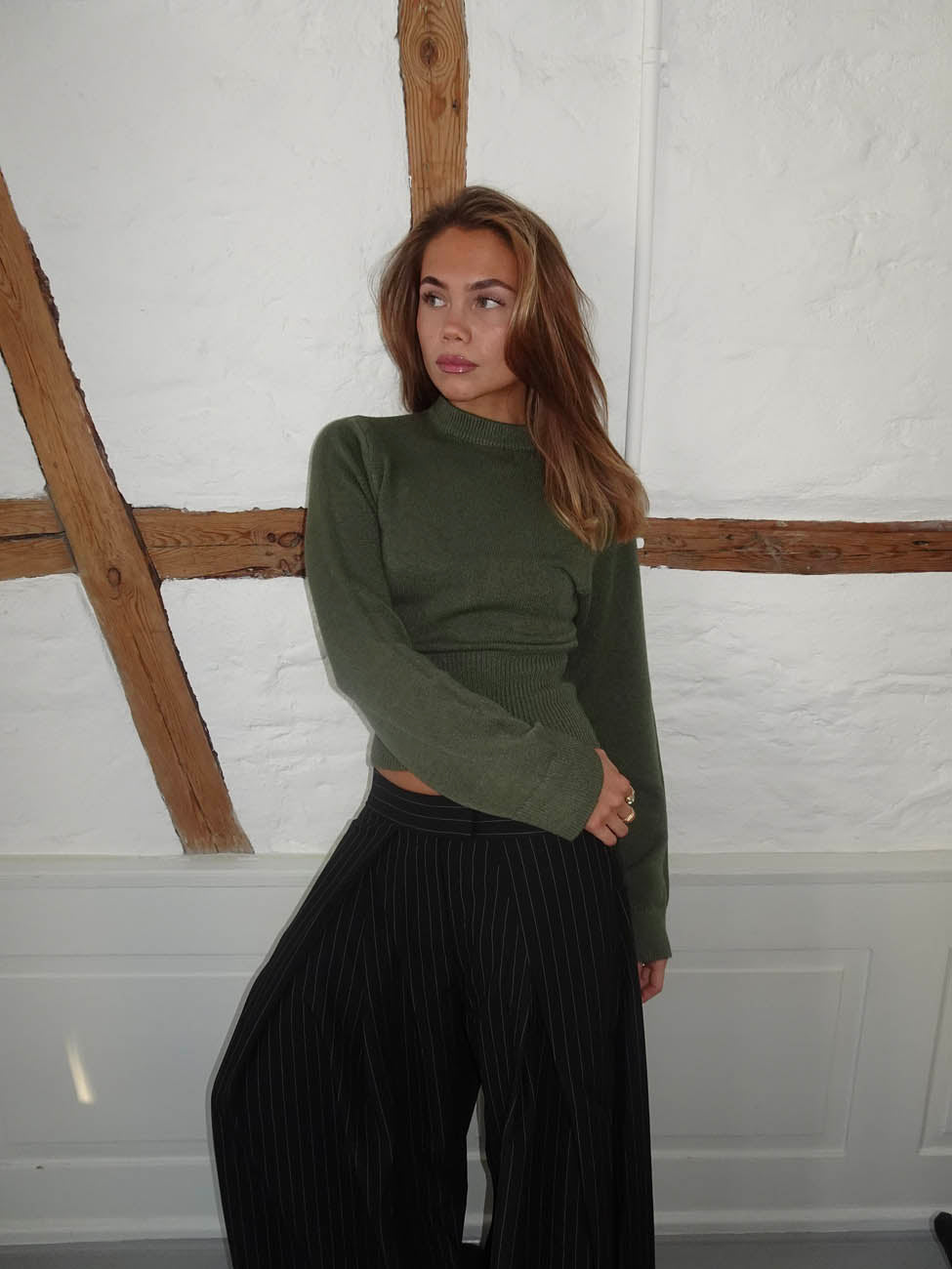 Lior waist fitted knit - Green
