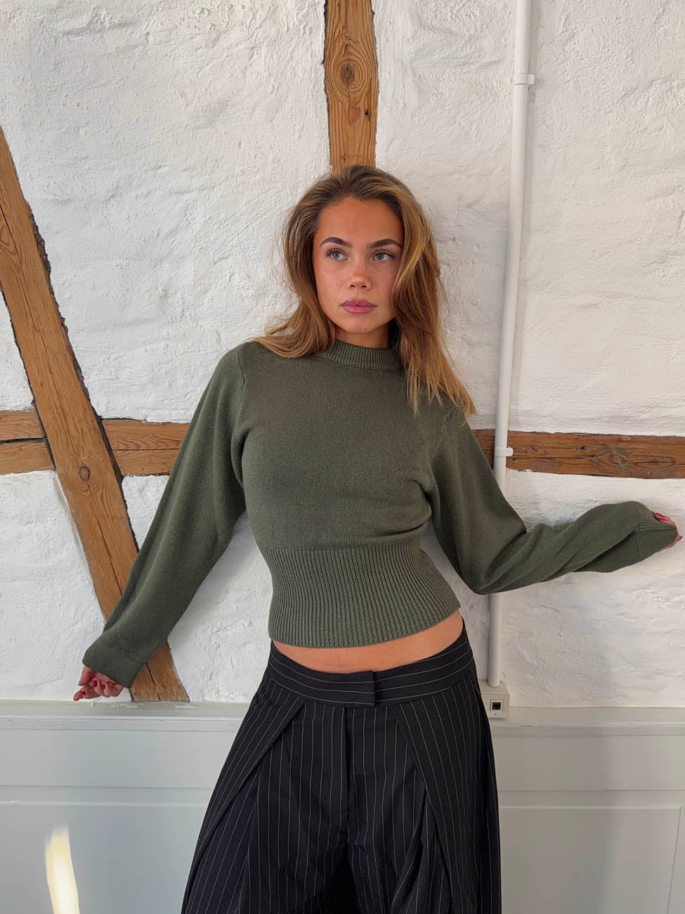 Lior waist fitted knit - Green