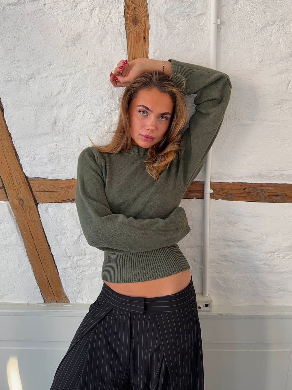 Lior waist fitted knit - Green