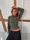 Lior waist fitted knit - Green