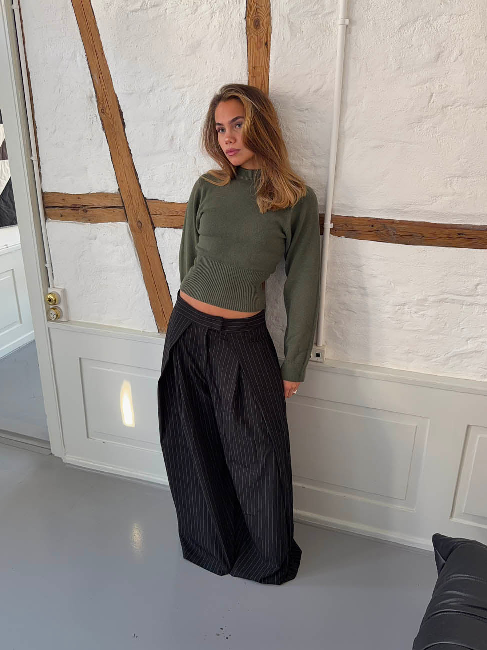 Lior waist fitted knit - Green