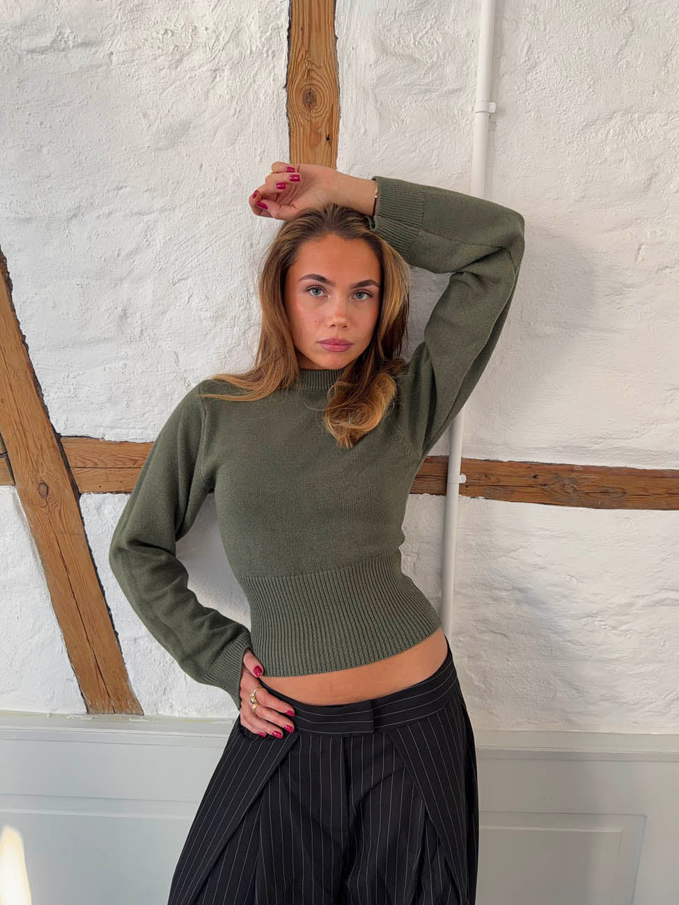 Lior waist fitted knit - Green