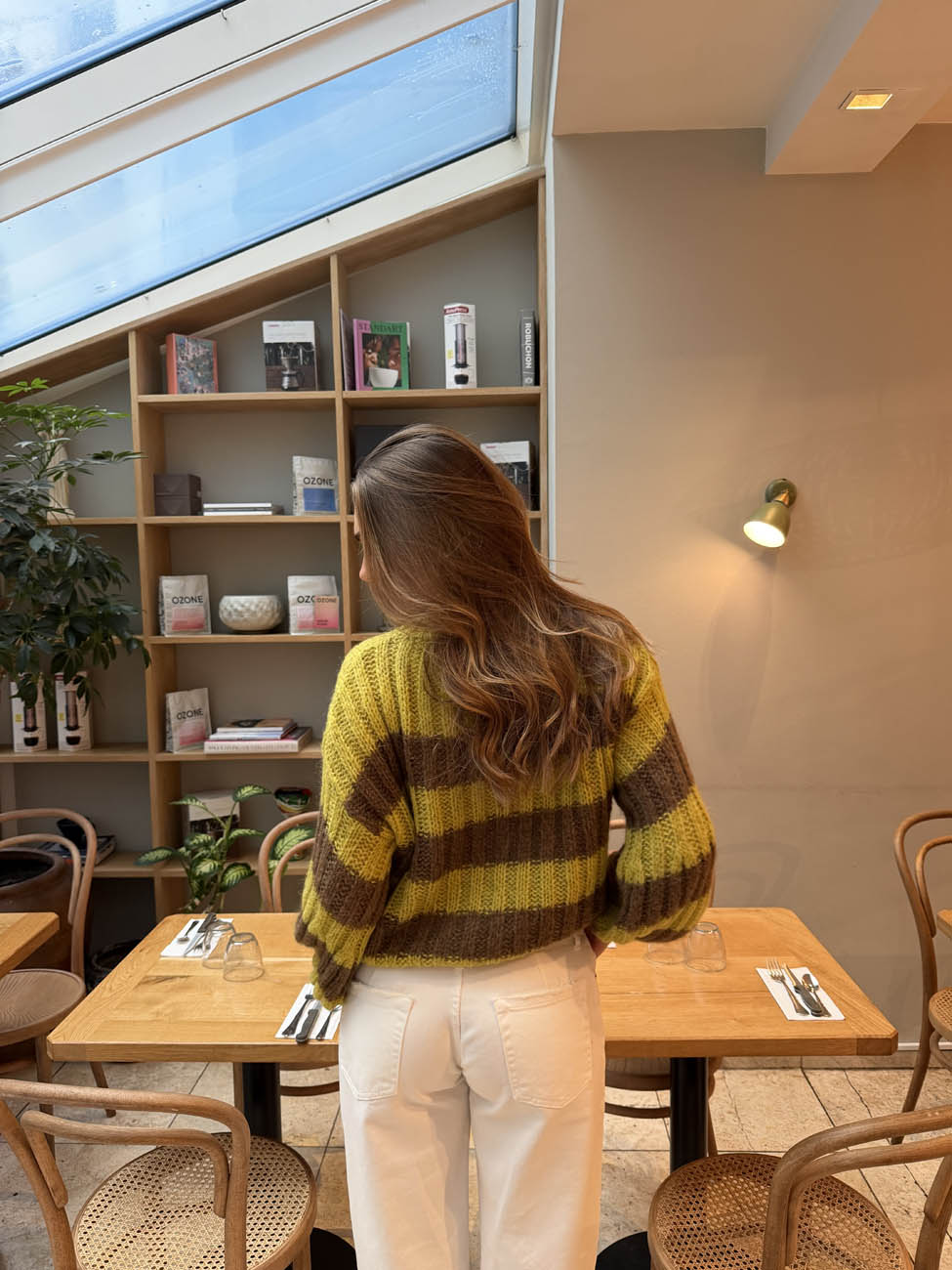 Elowen knit - Green/brown