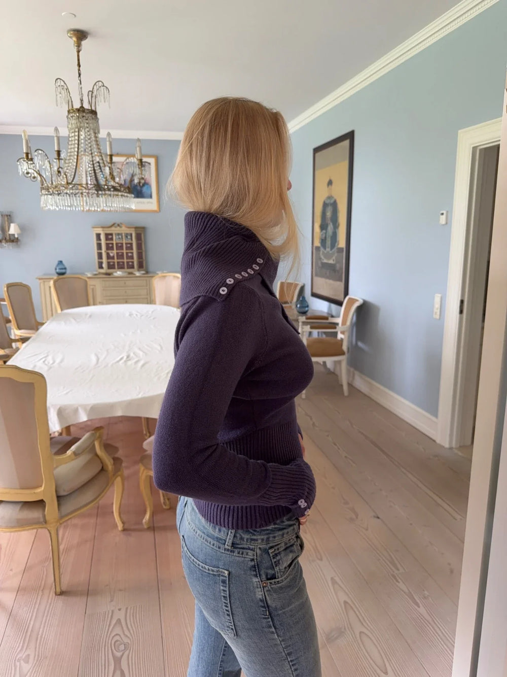 Haydith knit blouse - Purple