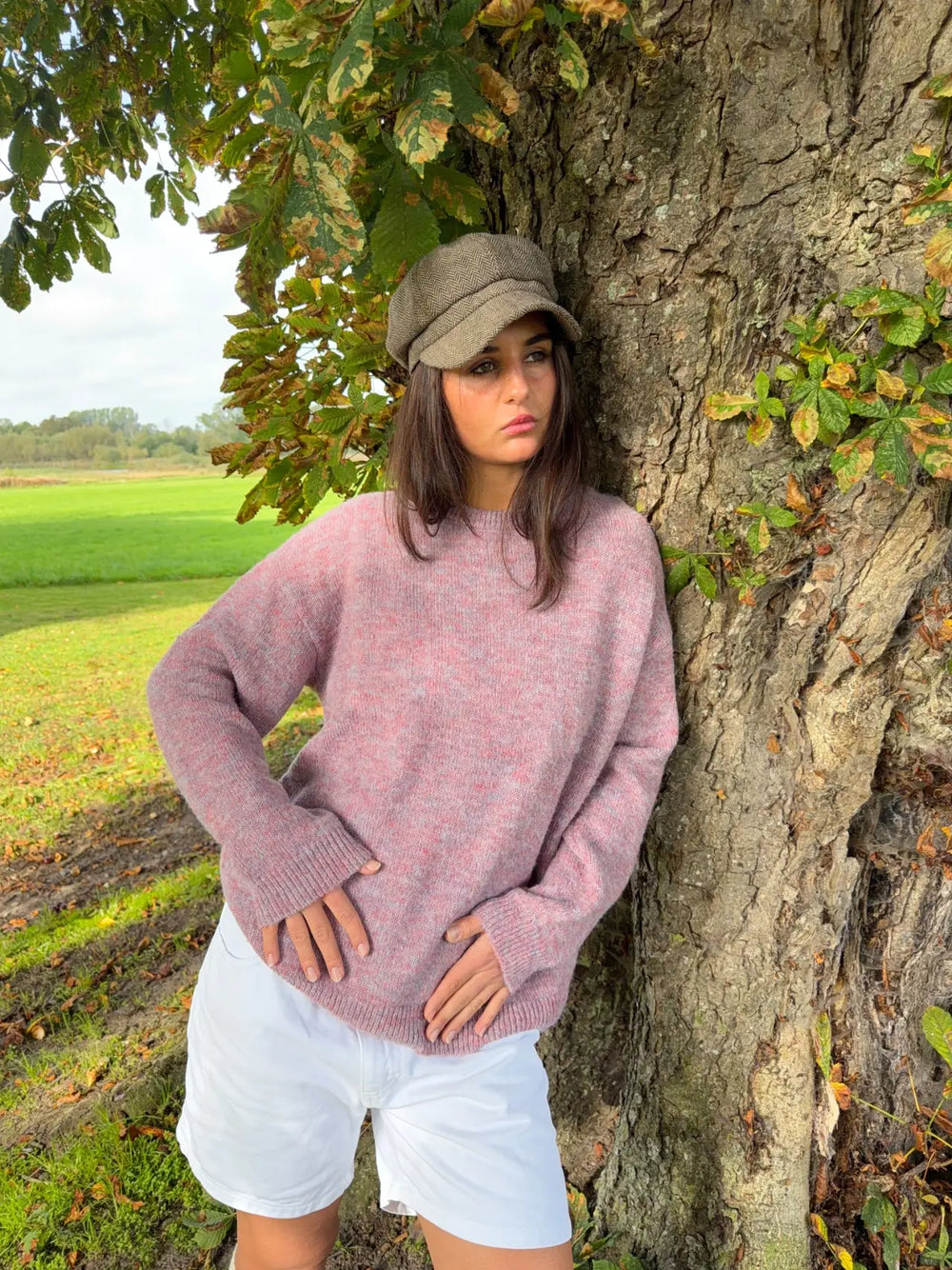 Orla knit blouse - Light purple